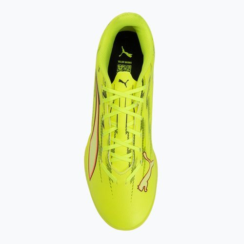 Kopačky PUMA Ultra 6 Play IT yellow alert/puma black/glowing red/lime squeeze