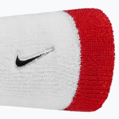 Potítka na zápěstí Nike Swoosh Classic Doublewide Wristbands 2 ks game royal/university red/black