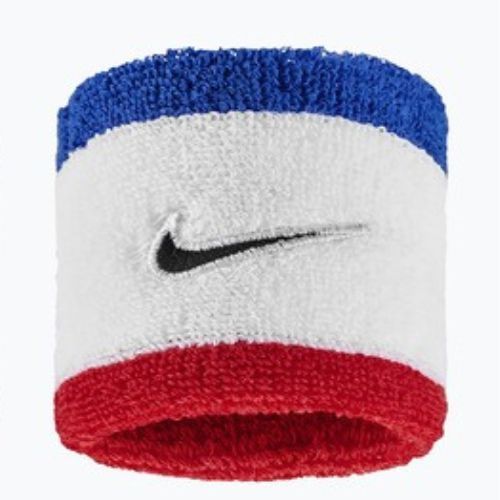 Potítka na zápěstí Nike Swoosh Classic Wristbands 2 ks. game royal/university red/black