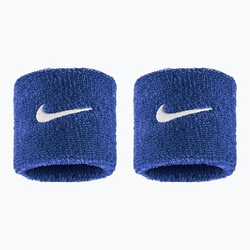 Potítka na zápěstí Nike Swoosh Classic Wristbands 2 ks. game royal/white