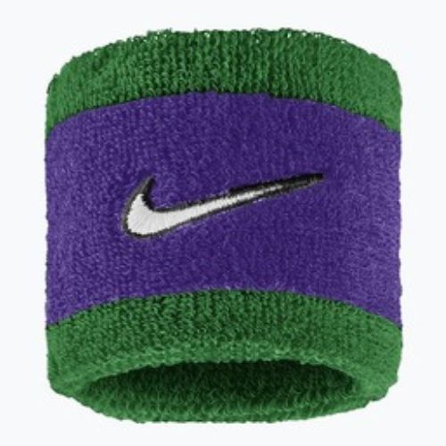 Potítka na zápěstí Nike Swoosh Classic Wristbands 2 ks clover/fierce purple/white