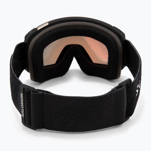 Dětské lyžařské brýle Salomon Radium black/mi mid red