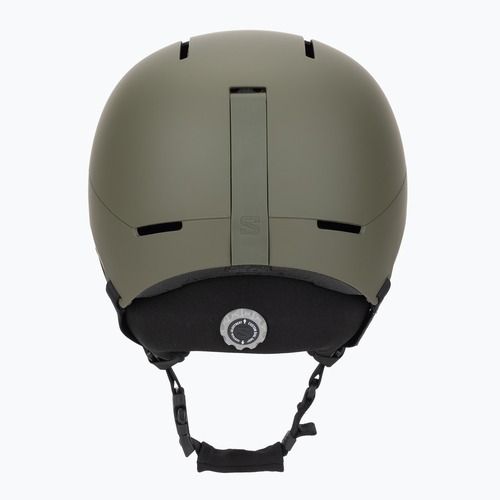 Lyžařská helma Salomon Brigade Index olive night