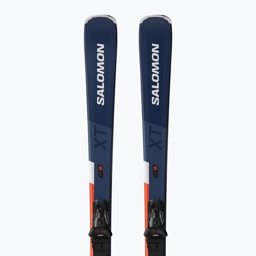 Sjezdové lyže Salomon S/Max 6 XT + vázání M10 GW silver/legion blue met/fiery coral