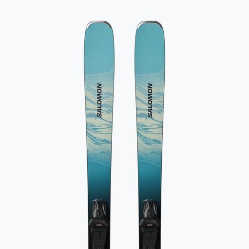 Dámské sjezdové lyže Salomon Stance W 80 + vázání M10 GW alaskan blue/porcelain/lime cream