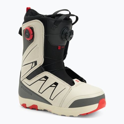 Pánské snowboardové boty Salomon Launch Boa SJ Boa almondmilk/castlerock/black
