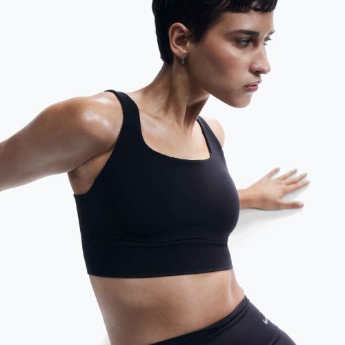 Sportovní podprsenka Nike Zenvy se střední podporou black/sail