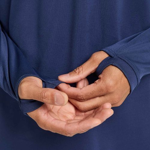 Pánské fotbalové triko s dlouhým rukávem Nike Academy Dri-Fit Drill Top midnight navy/midnight navy/white