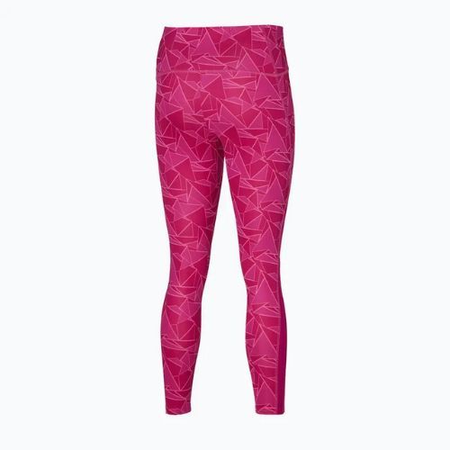 Dámské běžecké legíny Mizuno 7/8 Printed pink peacock