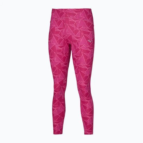 Dámské běžecké legíny Mizuno 7/8 Printed pink peacock
