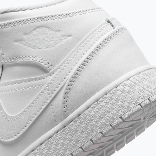 Boty  Jordan 1 Mid white/white/white