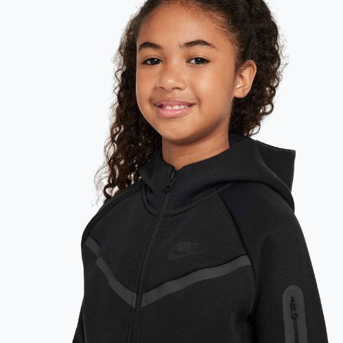 Dětská mikina Nike Sportswear Tech Fleece black/black/black