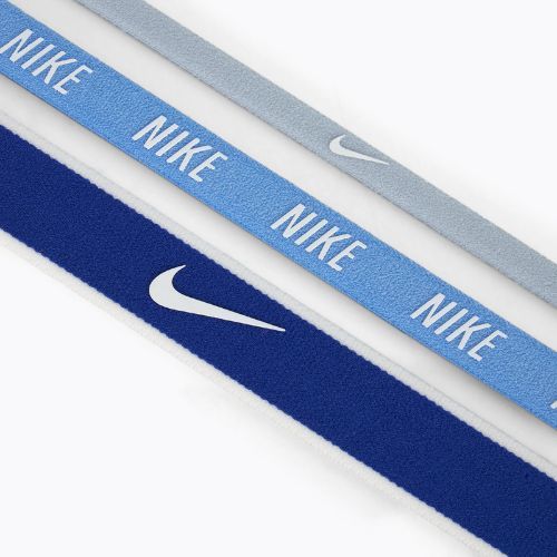 Čelenky Nike Mixed Width Headband 3 ks Light Armory Blue/University Blue/White