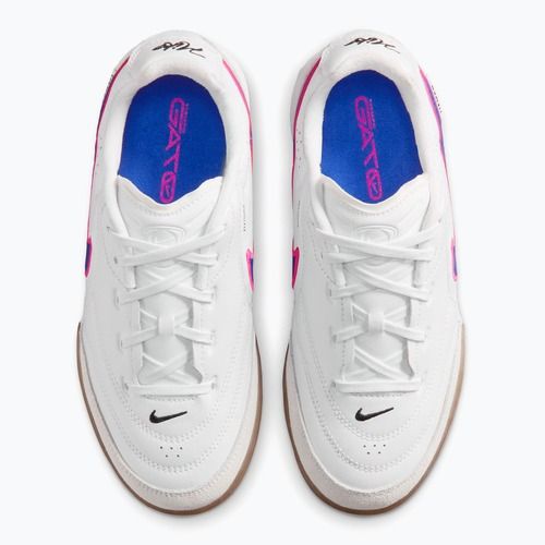 Dětské kopačky Nike Tiempo Streetgato Jr white/pink blast/racer blue
