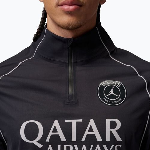 Pánské fotbalové tričko Longsleeve Nike Paris Saint-Germain Strike Elite SE Aerogami Shell Top black/black/atmosphere grey