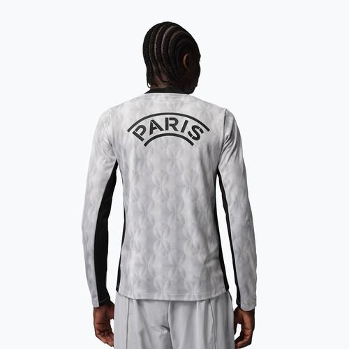 Pánský fotbalový dres Longsleeve Nike Paris Saint-Germain Academy Pro Warm SE medium grey/black/black