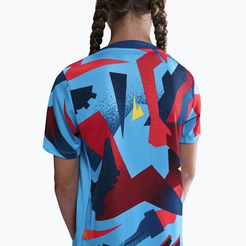 Dětský fotbalový dres Nike FC Barcelona Academy Pro SE Pre-Match Jr university blue/opti yellow