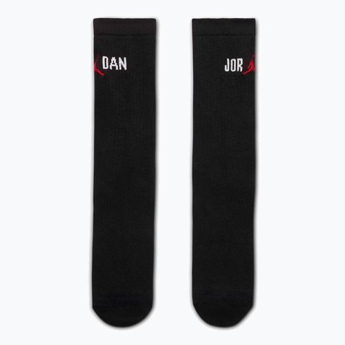 Ponožky Jordan Everyday Crew 1 pár black/white/university red