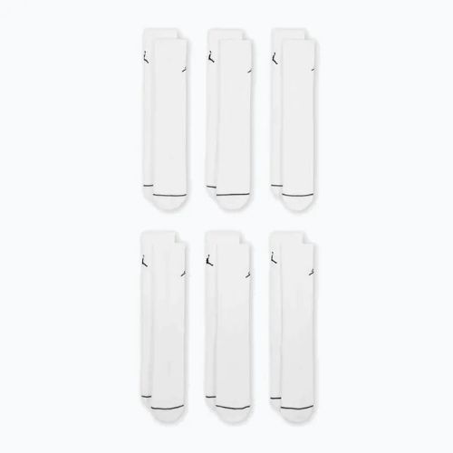 Ponožky Nike Jordan Everyday Cushioned Crew 6 párů white/black