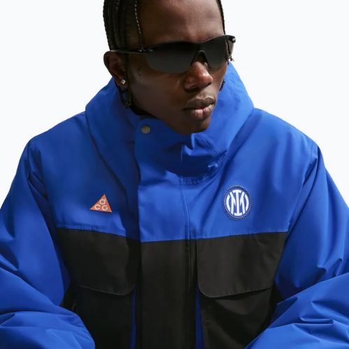 Pánská fotbalová bunda Nike Inter Milan SE Skull Peak Storm-FIT hyper blue/black/safety orange
