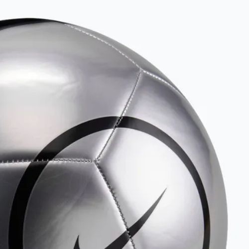 Fotbalový míč Nike Academy T90 Metallic '26 metallic silver/black/black velikost 4