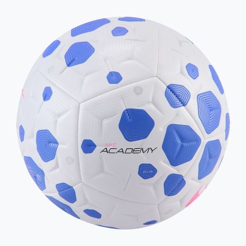 Fotbalový míč Nike Academy white/racer blue/pink blast velikost 5