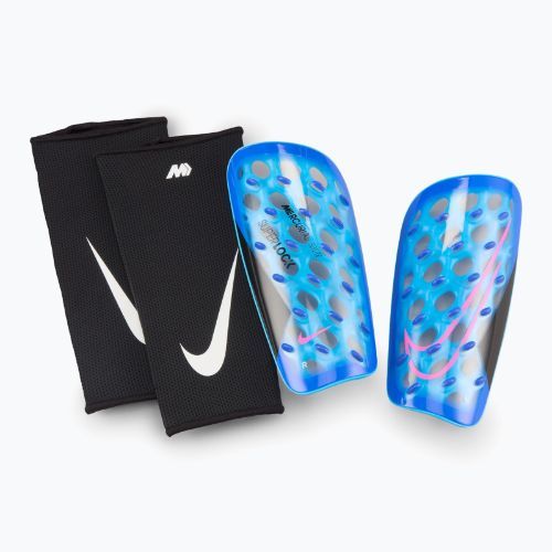 Chrániče na holeně Nike Mercurial FlyLite SuperLock racer blue/black/pink blast
