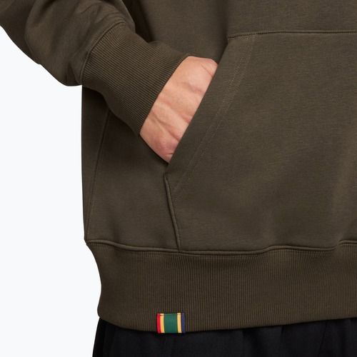 Pánská tenisová mikina Nike Court Dri-Fit Heritage French Terry Hoodie dark hazel/saffron quartz