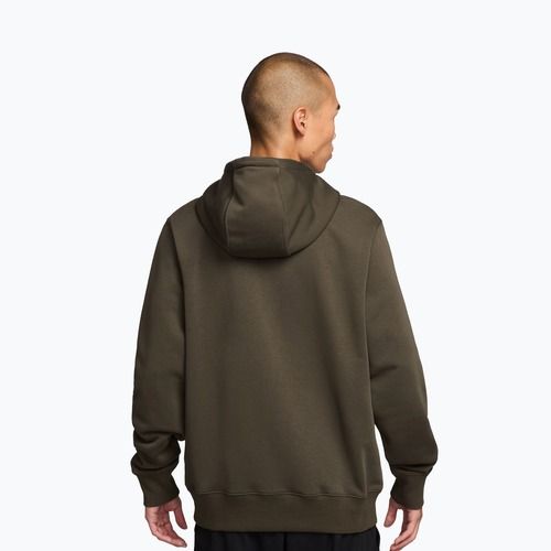 Pánská tenisová mikina Nike Court Dri-Fit Heritage French Terry Hoodie dark hazel/saffron quartz