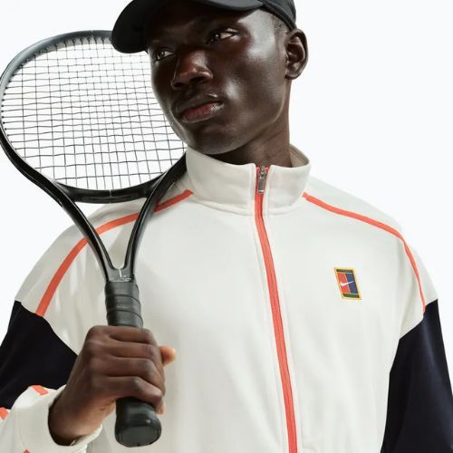 Pánská tenisová mikina Nike Court Heritage sail/turf orange