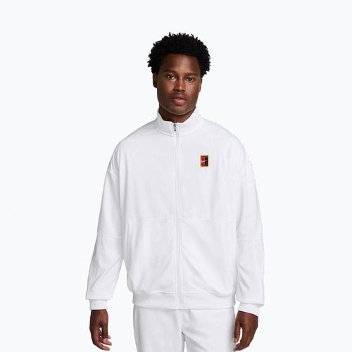 Pánská tenisová mikina Nike Court Heritage white/white