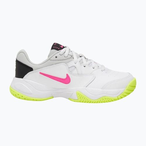 Dětské tenisové boty Nike Court Lite 2 Jr white/hot lime/grey fog/laser fuchsia
