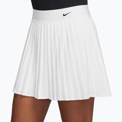 Tenisová sukně Nike Victory Dri-Fit High-Waisted Pleated white/black