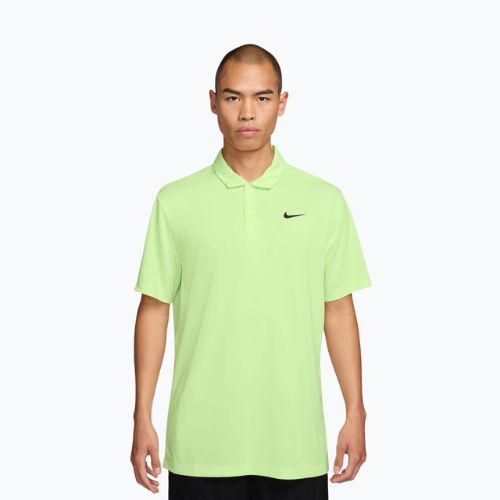 Pánské tenisové polo Nike Court Dri-Fit Polo Solid light liquid lime/black