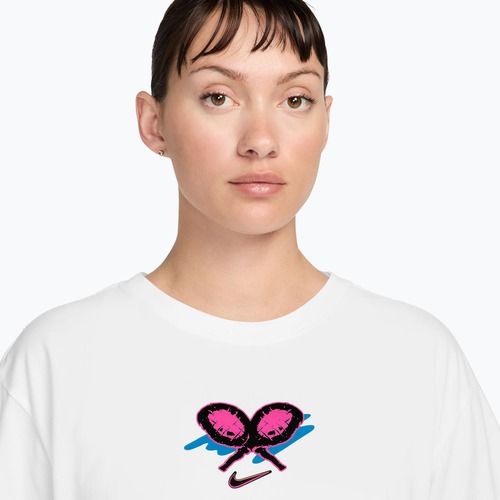 Dámské tenisové tričko Nike Slam Dri-Fit white