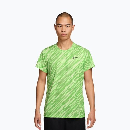 Pánské tenisové tričko Nike Court Dri-Fit Victory Print mean green/black