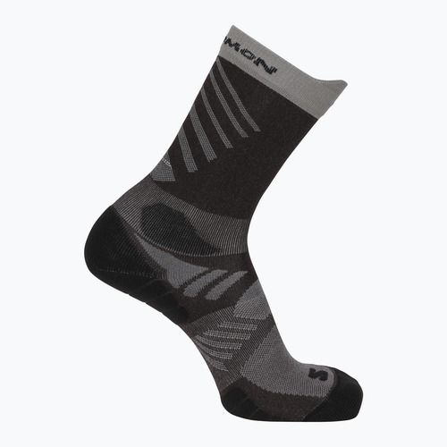 Ponožky Salomon Aero Crew black coffee/iron