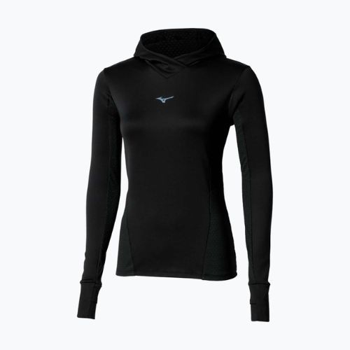 Dámská běžecká mikina Mizuno Active Warm Hooded black