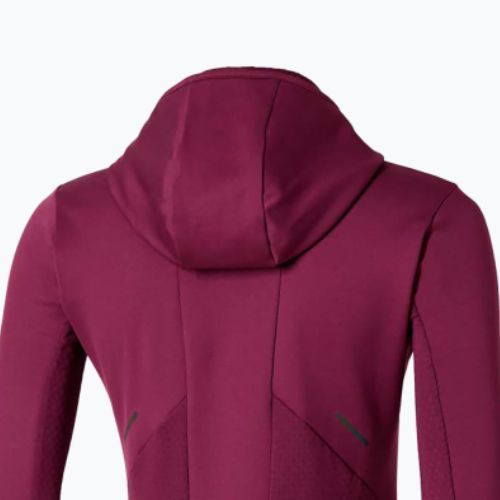Dámská běžecká mikina Mizuno Active Warm Hooded dark purple