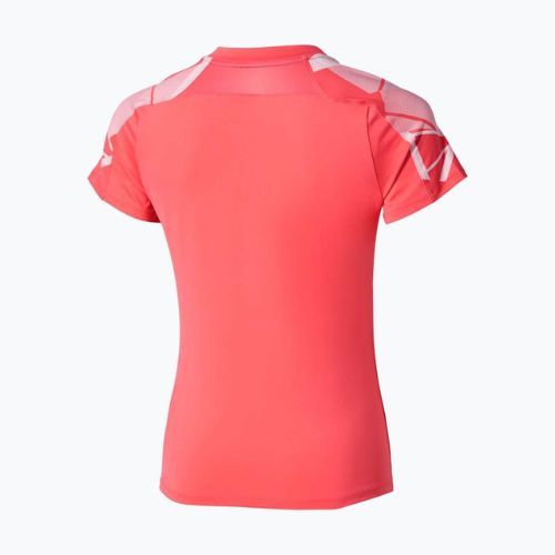 Dámské tenisové tričko Mizuno Daybreakers Printed calypso coral