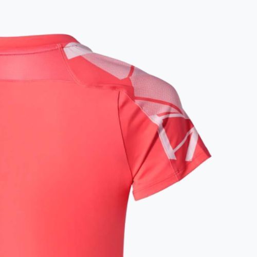 Dámské tenisové tričko Mizuno Daybreakers Printed calypso coral