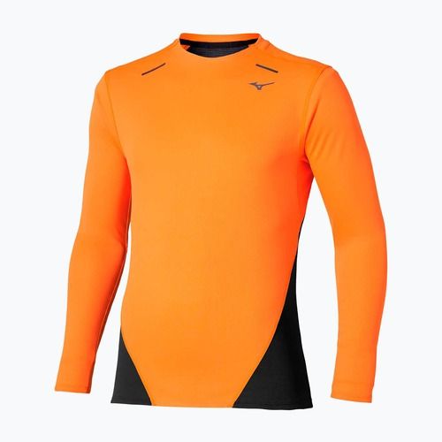 Pánské běžecké tričko Longsleeve Mizuno Tech Thermal Charge tangelo