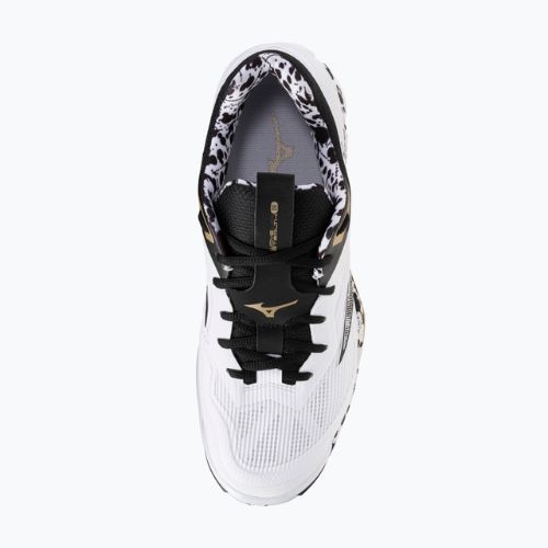 Boty na házenou Mizuno Wave Stealth 6 white/black/gold