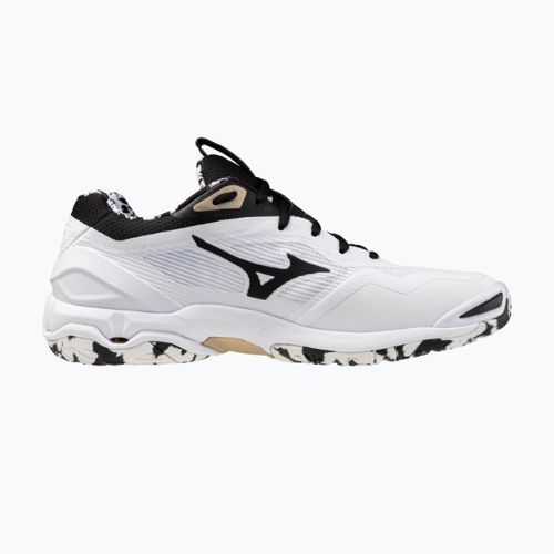 Boty na házenou Mizuno Wave Stealth 6 white/black/gold