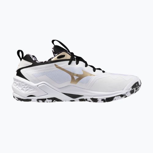 Boty na házenou Mizuno Wave Stealth Neo 2 white/black/gold