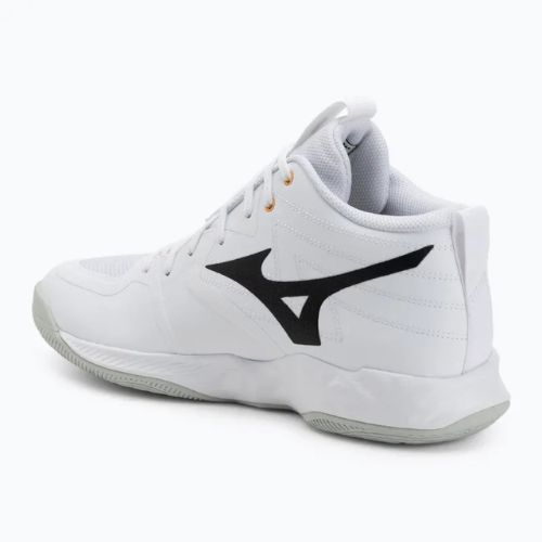 Volejbalové boty Mizuno Wave Momentum Pro Mid white/black/frozen emerald