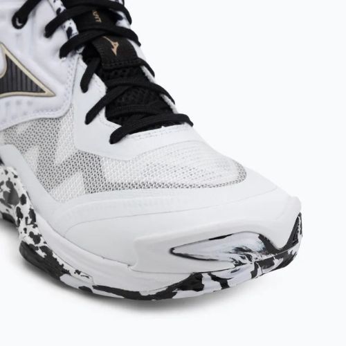 Volejbalové boty Mizuno Wave Momentum Elite Mid white/black/ge gold
