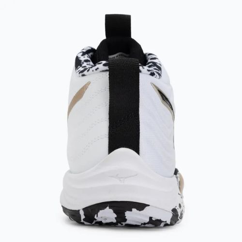 Volejbalové boty Mizuno Wave Momentum Elite Mid white/black/ge gold