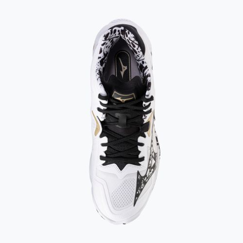Volejbalové boty Mizuno Wave Lightning Z8 Mid white/black/ge gold
