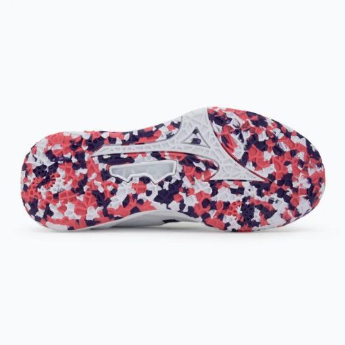Boty na házenou Mizuno Wav Stealth Neo 2 white/violet indigo/camellia rose